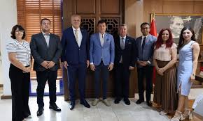 BULGAR HEYETİNDEN BAŞKANIMIZ AKAY’A ZİYARET